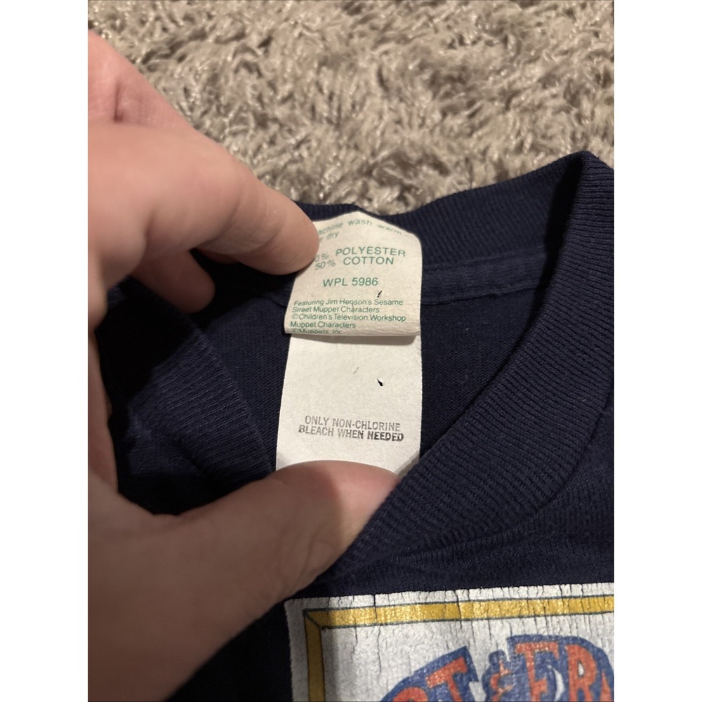 Vintage 80s Sesame Street vintage bert and Ernie‎ Garage shirt 3t 4t Small - Picture 4 of 5